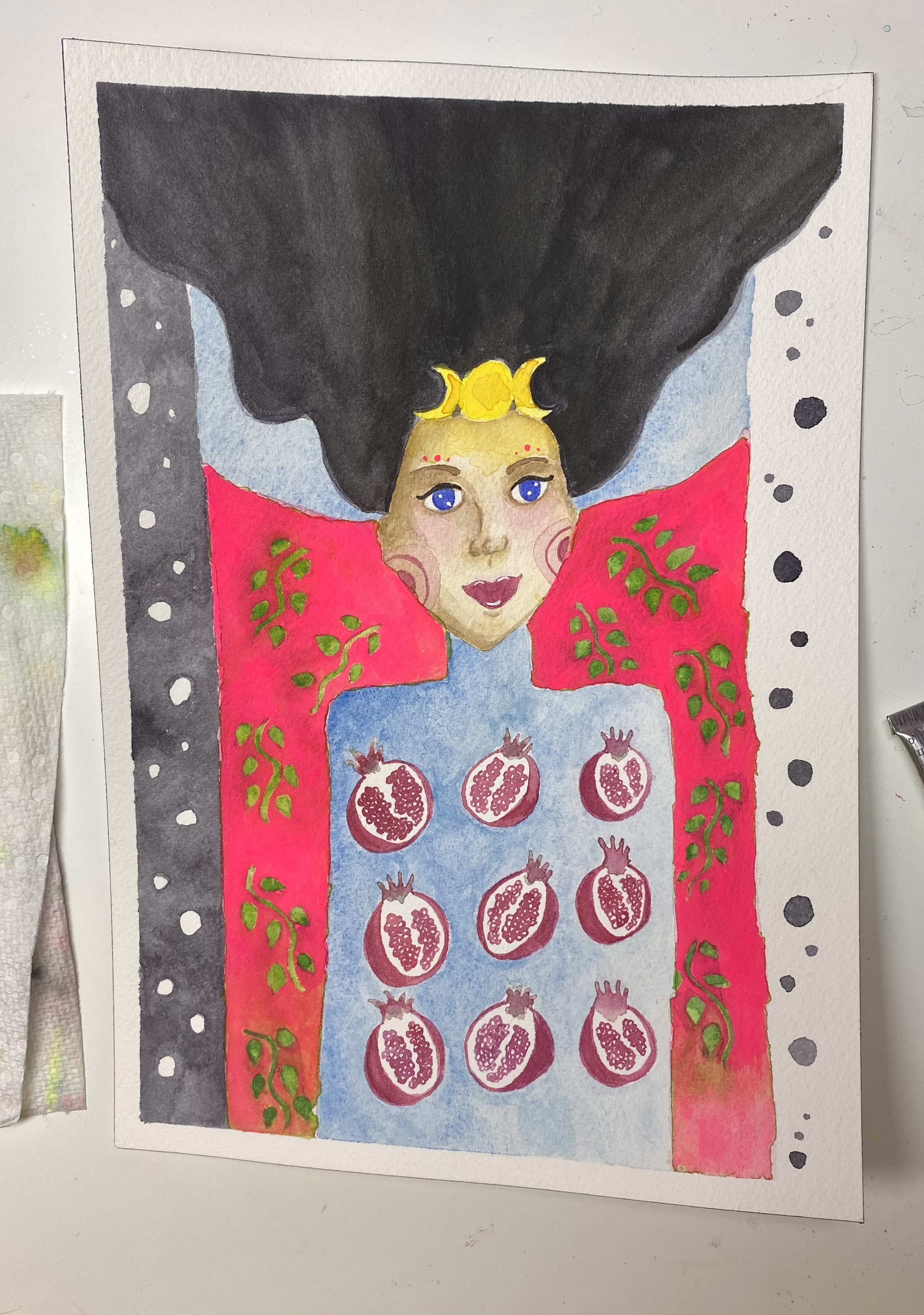 Watercolour — High Priestess